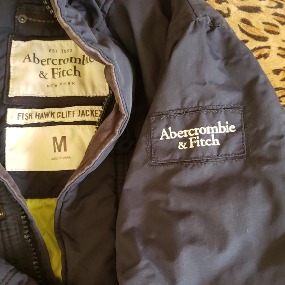 ABERCROMBIE Fish Hawk Cliff Jacket M blue - Picture 4 of 8